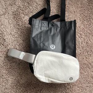 NWT Lululemon White Opal belt bag